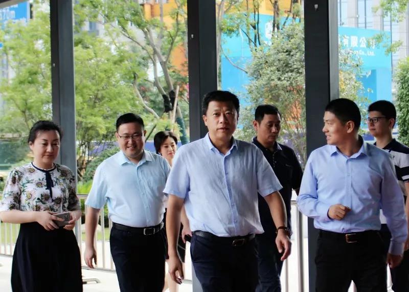 合肥市蜀山區(qū)委書記葛斌一行深入新華控股集團(tuán)調(diào)研指導(dǎo)